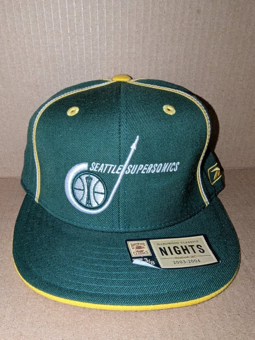 BUY 1 GET 1 FREE HATS Seattle Supersonics Hardwood Classics Nights Hat 7 3/8